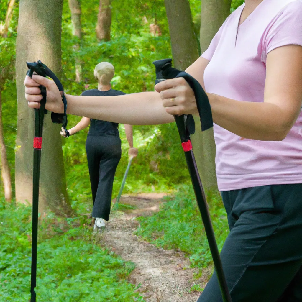 Technika marszu nordic walking – jak prawidłowo używać kijków