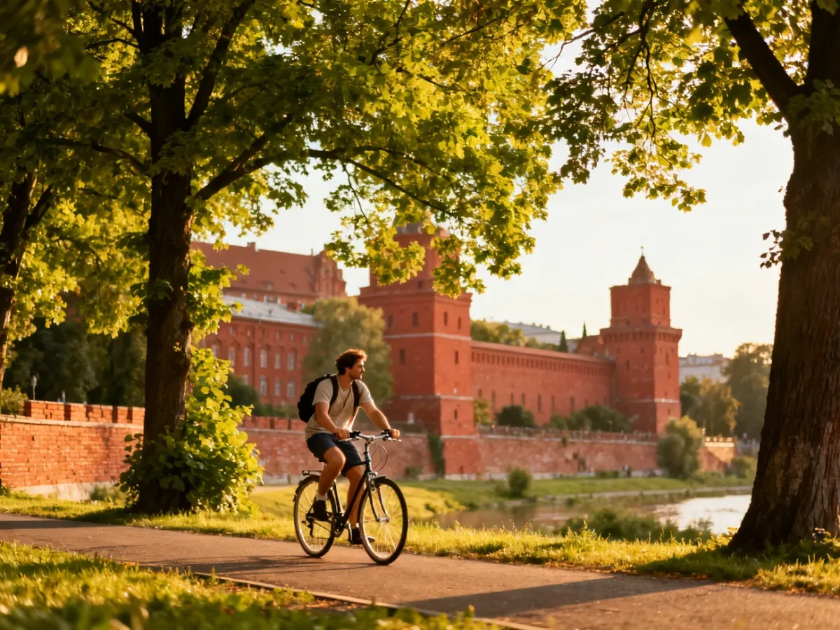 Rowerowa trasa łącząca Nikiszowiec i Giszowiec