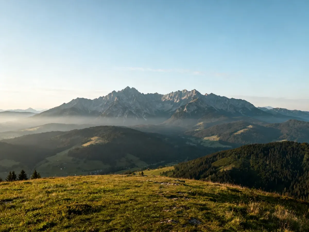 Panorama Tatr z Litwińskiej Grapy